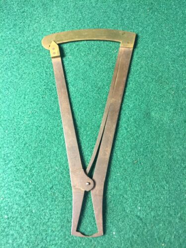Antique Brass Watchmaker Jeweler Proportional Caliper Slide Scale Tool - Fresh Stock Dated October 2025