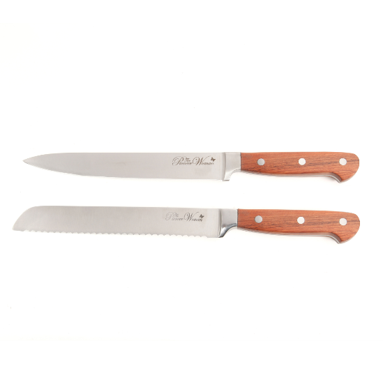 14-Piece Knife Cutlery Set with Wood Block Frontier Collection, Red Rosewood NEW - Fresh Stock Dated October 2025