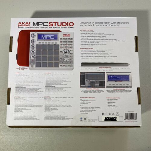 Akai MPC STUDIO Music Production Controller Silver - Fresh Stock Dated October 2025