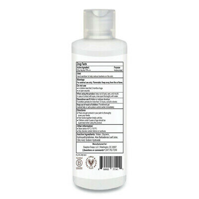 Soapbox 77141CT 24-Pc./Ct. 8 oz. Hand Sanitizer w/Dispensing Cap - Unscented New - Fresh Stock Dated October 2025