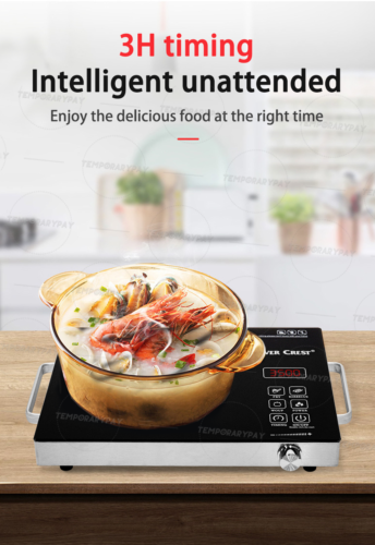 3500W Portable Induction Cooktop Countertop Single Cooker Burner Stove Hot Plate - Fresh Stock Dated October 2025