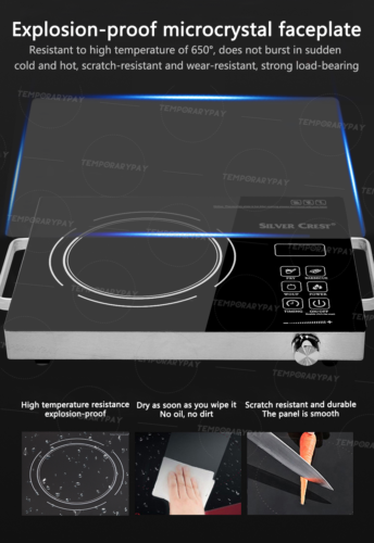 3500W Portable Induction Cooktop Countertop Single Cooker Burner Stove Hot Plate - Fresh Stock Dated October 2025