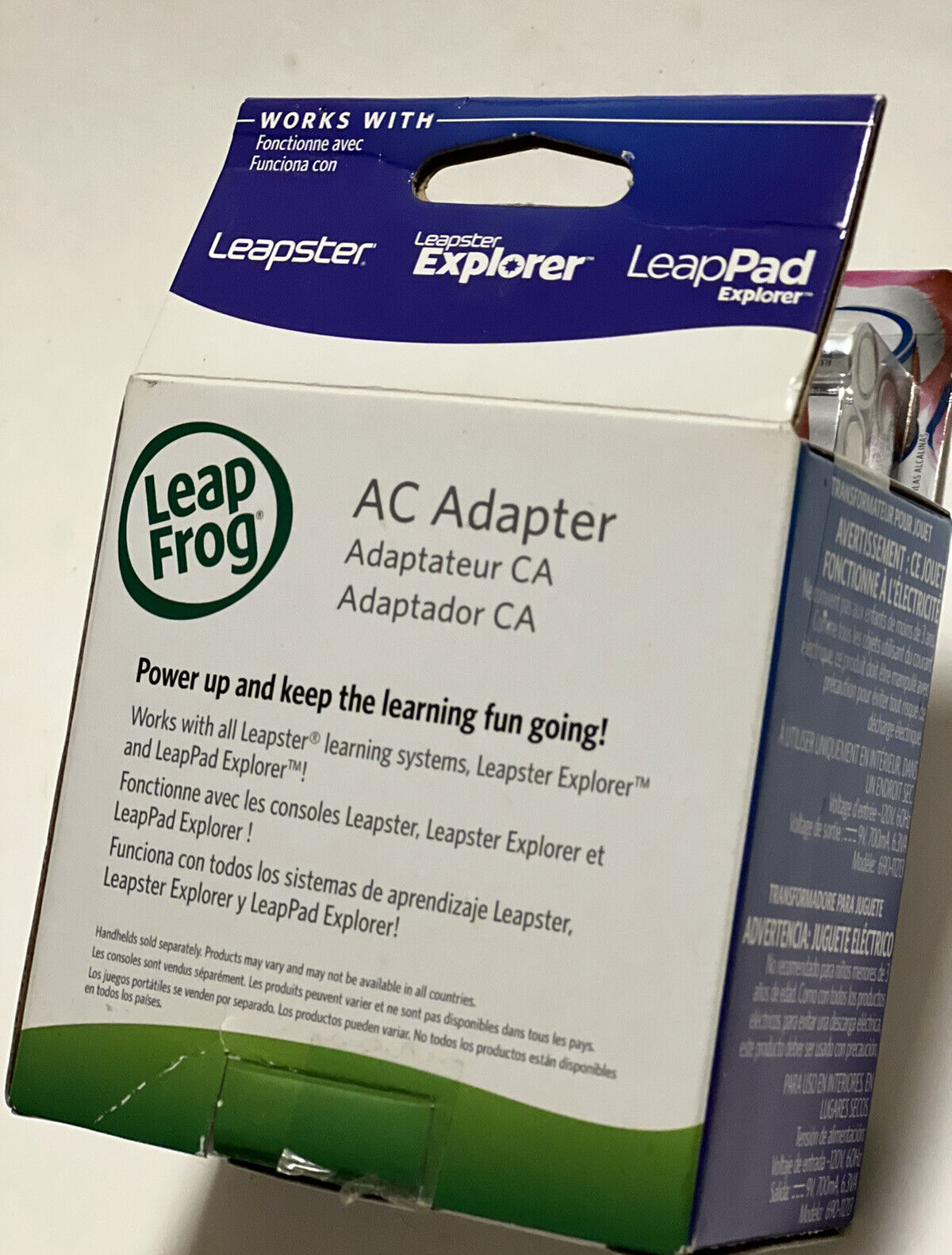 Leap Frog LEAPSTER Learning Systems AC Adapter 690-10931 Unused - Fresh Stock Dated October 2025
