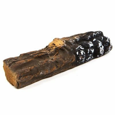 Decorative Realistic Flame 10 PC Petite Ceramic Wood Fireplace Firepit Log Set - Fresh Stock Dated October 2025