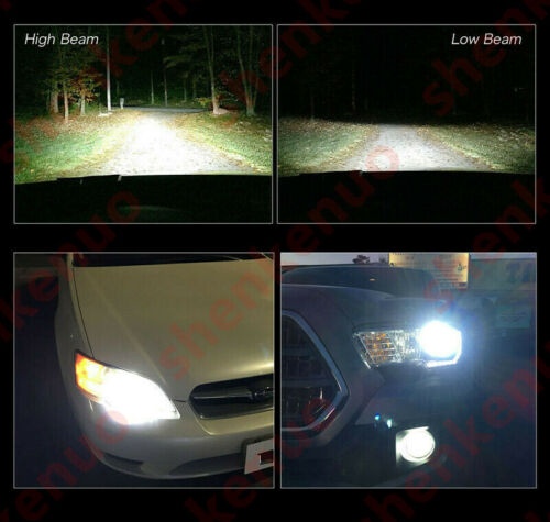 H4 LED Motorcycle Headlight Bulb Hi/Lo Fog Light Lamp For Yamaha Kawasaki Ducati - Fresh Stock Dated October 2025