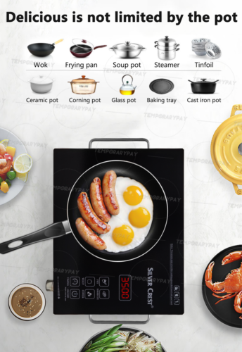 3500W Portable Induction Cooktop Countertop Single Cooker Burner Stove Hot Plate - Fresh Stock Dated October 2025
