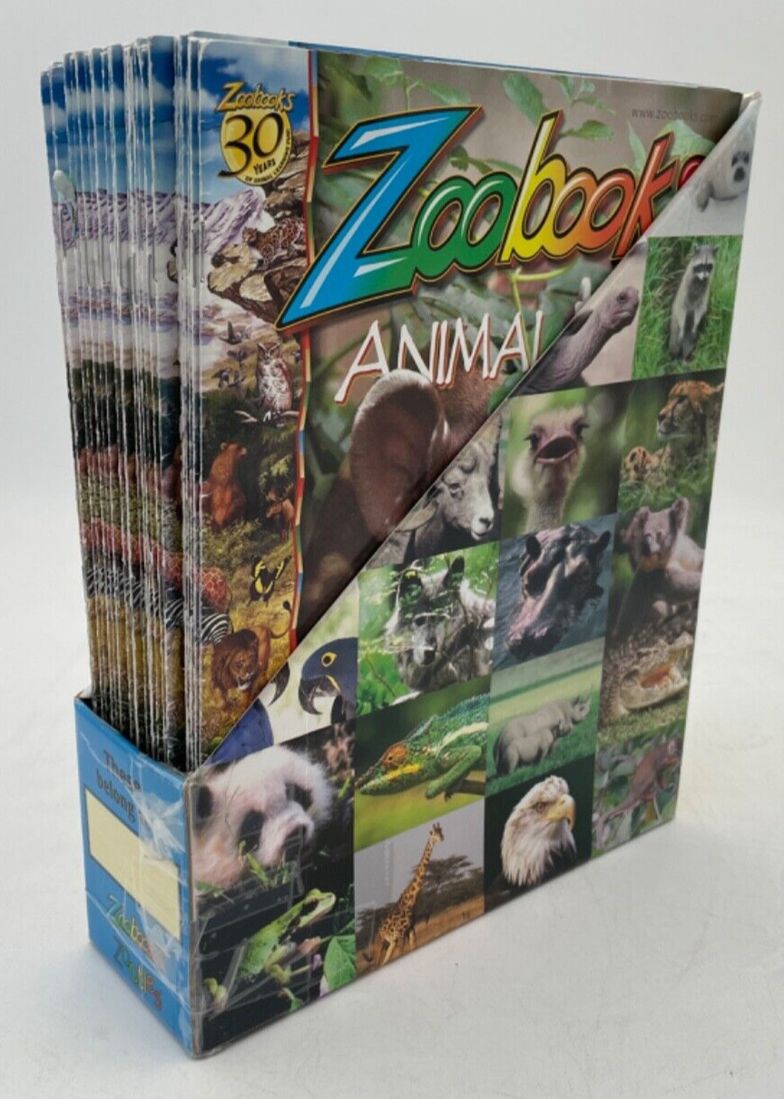 Lot of 35 VTG 2010s Zoobooks Children Animal Magazines Wildlife Education w Case - Fresh Stock Dated October 2025