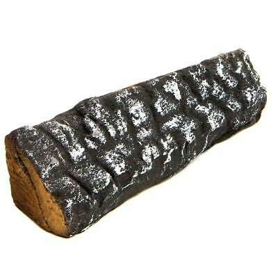 Decorative Realistic Flame 10 PC Petite Ceramic Wood Fireplace Firepit Log Set - Fresh Stock Dated October 2025
