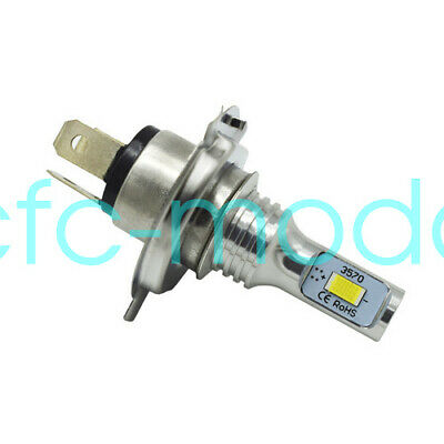 2pcs H4 9003 HB2 6000k SUPER WHITE LED Headlights Bulbs Kit High/Low Beam - Fresh Stock Dated October 2025
