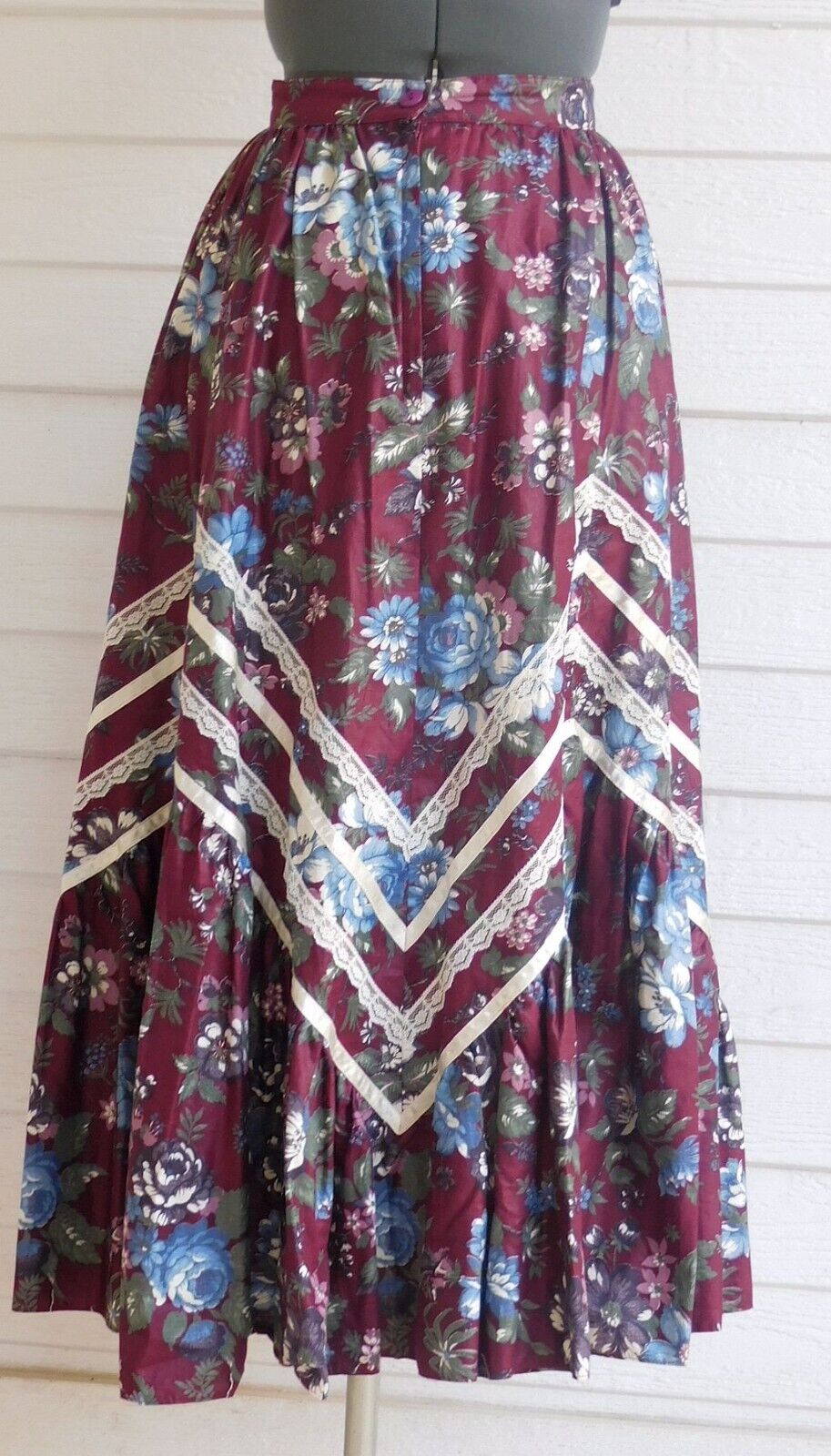 Vintage Gunne Sax Gunnies Skirt  And Button Up Vest Set Size 13 - Fresh Stock Dated October 2025