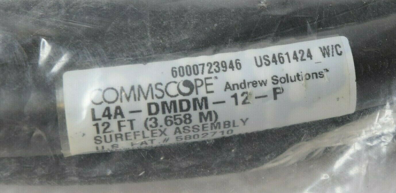 CommScope Andrew L4A-DMDM-12-P 12' FT LDF4-50 Low PIM DM 7-16 DIN - Fresh Stock Dated October 2025