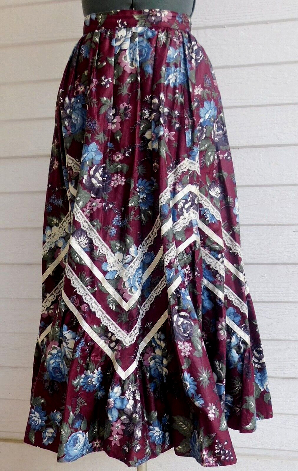 Vintage Gunne Sax Gunnies Skirt  And Button Up Vest Set Size 13 - Fresh Stock Dated October 2025