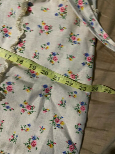 Vintage 70s Maxi Cottagecore Skirt Boho Prairie Apron ILGWU Label - Fresh Stock Dated October 2025