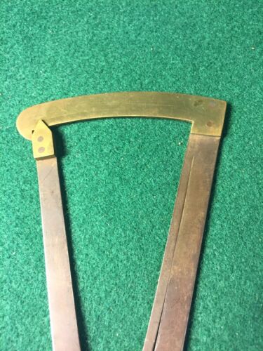 Antique Brass Watchmaker Jeweler Proportional Caliper Slide Scale Tool - Fresh Stock Dated October 2025