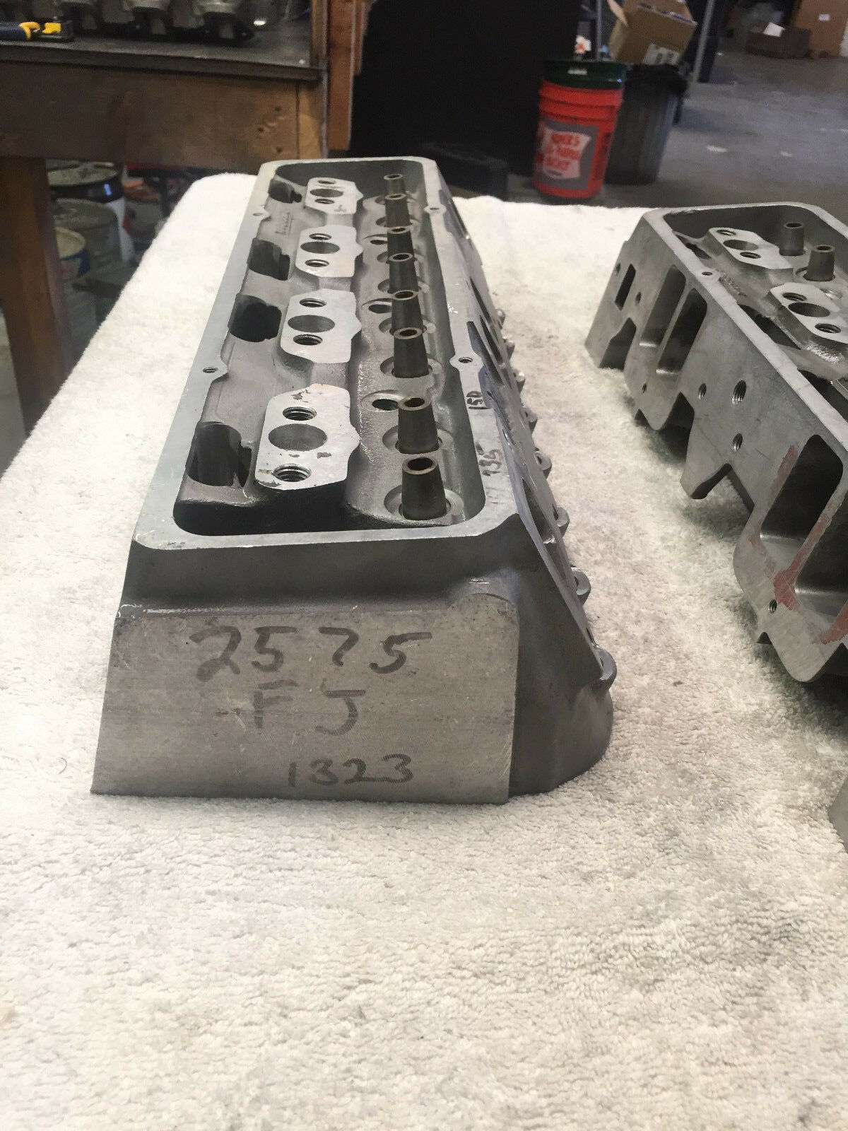 Pontiac / Chevy Rolled Deck 10 Degree High port Cylinder heads - Fresh Stock Dated October 2025