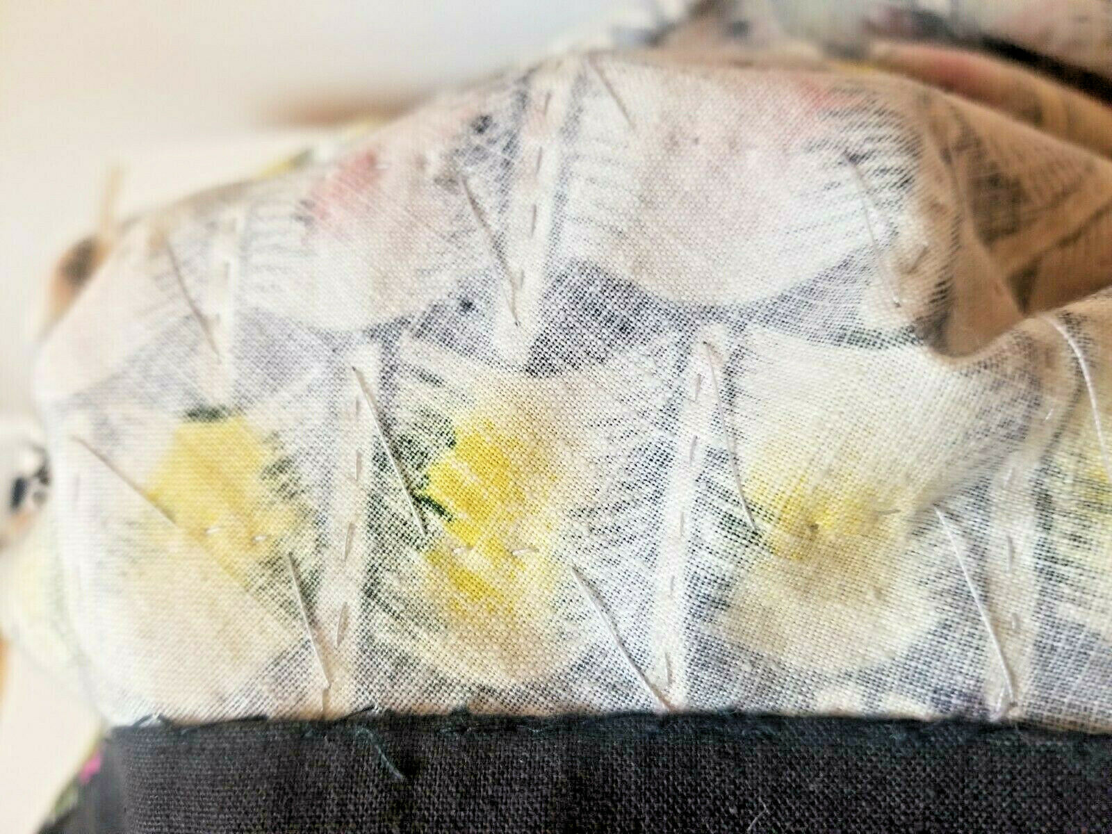 Vintage Mexican Full Circle Skirt Hand Painted Floral With Sequins Rockabilly - Fresh Stock Dated October 2025