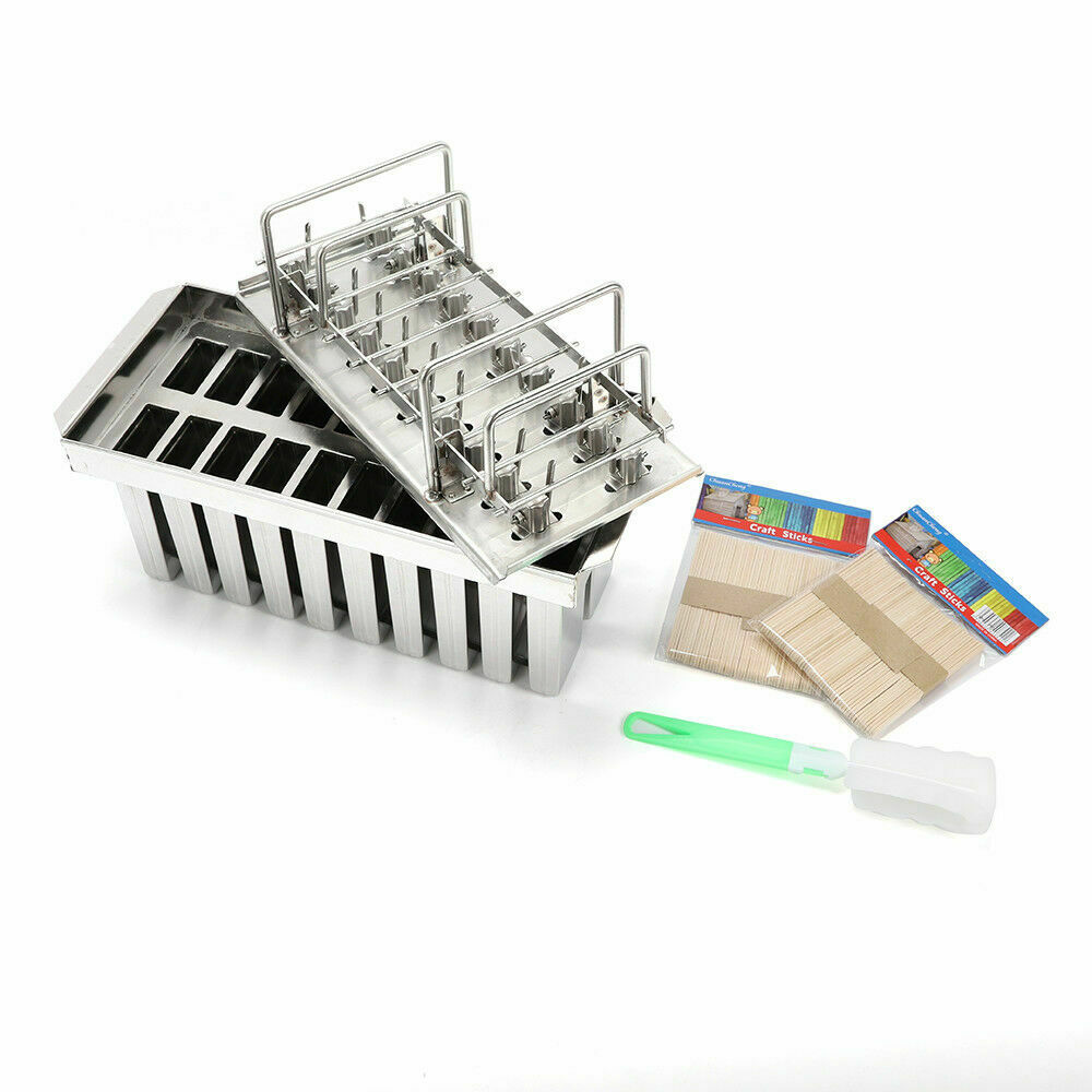 20pcs  Ice Cream Stick Molds  Ice Pop Lolly Popsicle Ice Cream Stick Holder USA - Fresh Stock Dated October 2025
