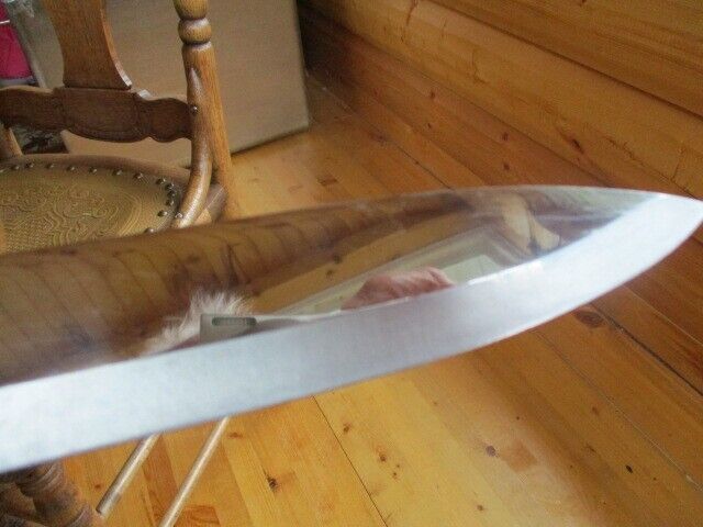 CUTCO French Chef Knife #1725 Brown Swirl Handle 9-1/4” 1989  Excellent shape - Fresh Stock Dated October 2025