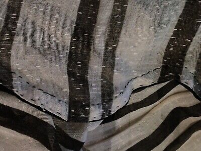 Vintage striped Cotton walking Skirt 1910’s Edwardian antique Steampunk M/L zig - Fresh Stock Dated October 2025