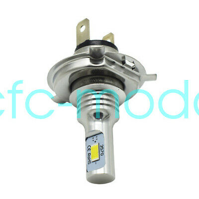 2pcs H4 9003 HB2 6000k SUPER WHITE LED Headlights Bulbs Kit High/Low Beam - Fresh Stock Dated October 2025