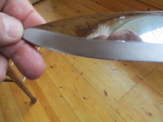 CUTCO French Chef Knife #1725 Brown Swirl Handle 9-1/4” 1989  Excellent shape - Fresh Stock Dated October 2025