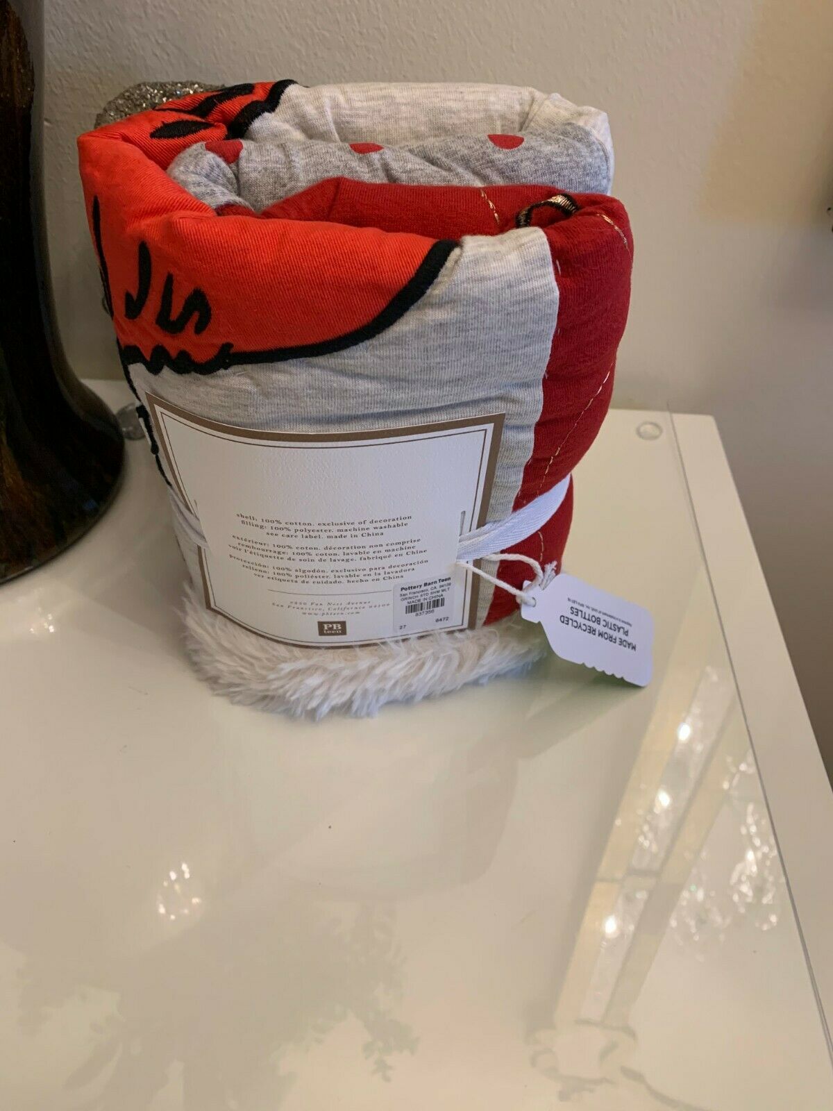 Pottery Barn Grinch Christmas pillow cover Sham gingham Dr Seuss Holiday Gift - Fresh Stock Dated October 2025