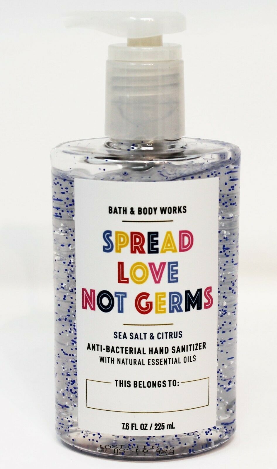 Bath & Body Works Hand Sanitizer Spray + Gel Anti Bac 3 oz SPREAD LOVE NOT GERMS - Fresh Stock Dated October 2025