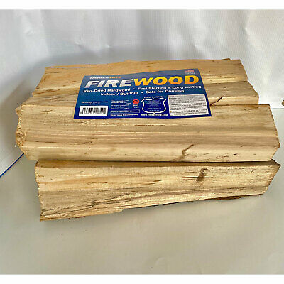 TimberTote Natural Hardwood Mix Fire Log Firewood Bundle for Fireplace & Firepit - Fresh Stock Dated October 2025