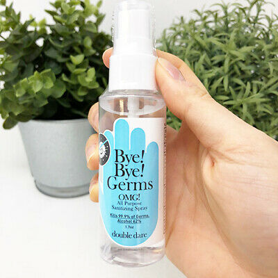 [ DOUBLE DARE ] Bye! Bye! Germs OMG! Hand Sanitizer Spray 50ml (1.7 oz) 3 PACK - Fresh Stock Dated October 2025