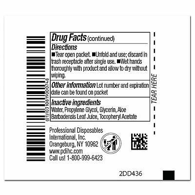 Sani-Hands Wipe Hand Sanitizing Wipe 100 Count Individual Packet 1000 per Case - Fresh Stock Dated October 2025