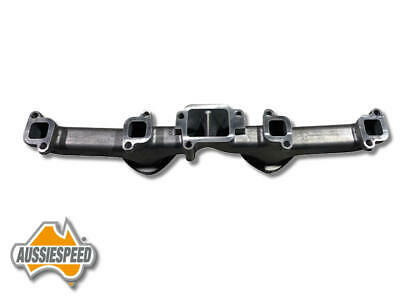 Ford inline 6 200 144 170 cylinder mustang dual outlet cast exhaust headers - Fresh Stock Dated October 2025