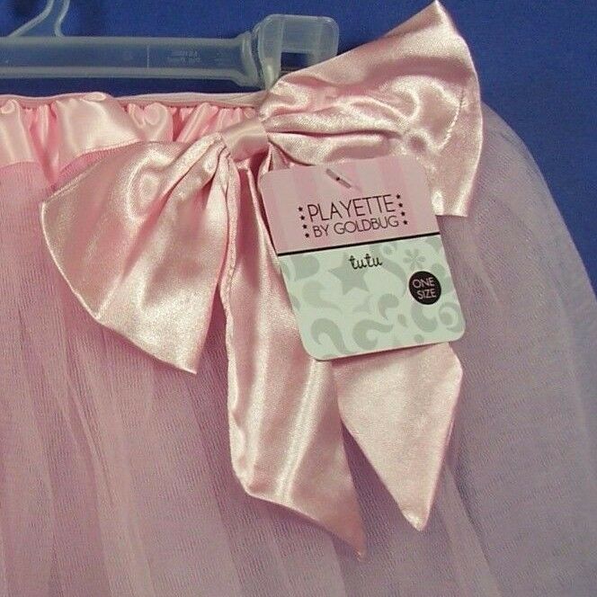 Girls Pink Tutu Halloween Pretend Playette Goldbug One Sz Fits Most Toddler NWT - Fresh Stock Dated October 2025