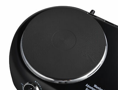 Estufa Electrica Doble Portatil 1800W Placa de Cocina 2 Quemadores Negro Ligero - Fresh Stock Dated October 2025