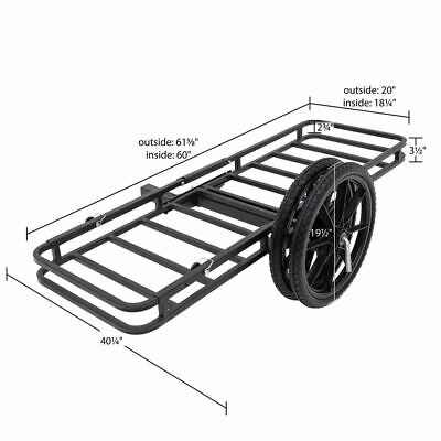 Elevate Outdoor Hitch-Mounted Cargo Carrier and Game Cart - Fresh Stock Dated October 2025