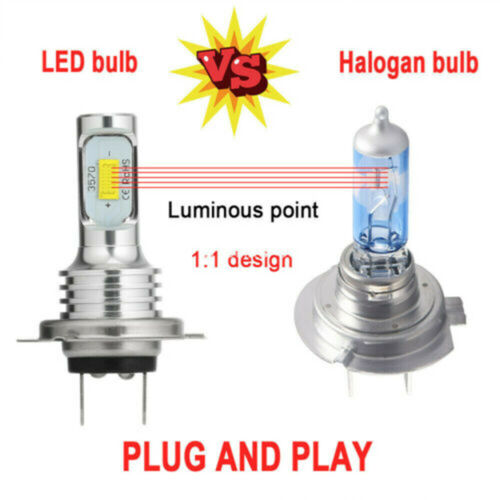 H7 LED Headlight Bulbs 6000K BY For Honda CBR929RR 2000-2001 CBR954RR 2001- 2003 - Fresh Stock Dated October 2025