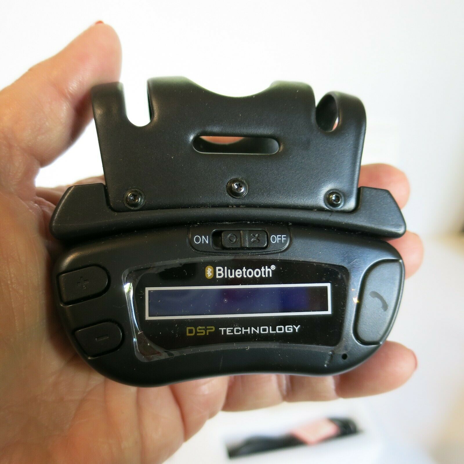 New in Box Bluetooth Speakerphone for Steering Wheel DSP Technology Black - Fresh Stock Dated October 2025