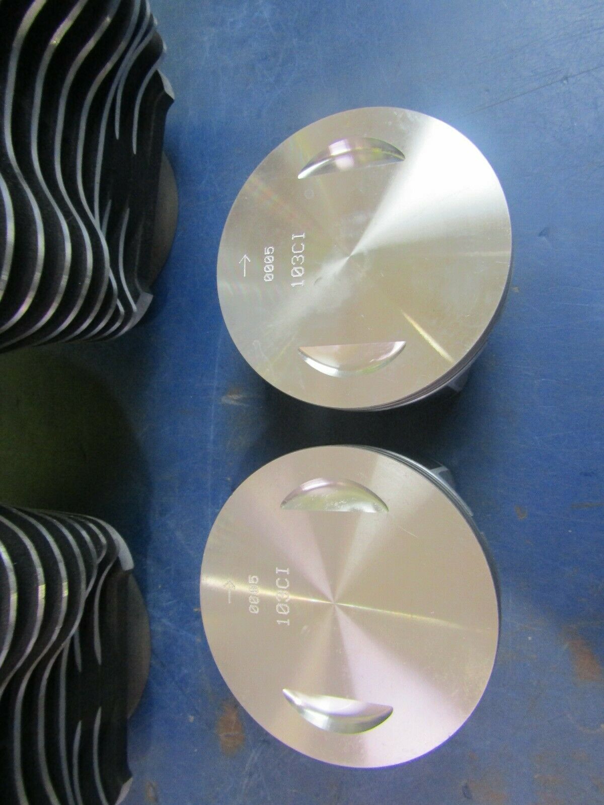+.005 CYLINDERS & PISTONS HARLEY DAVIDSON 103 TWIN CAM ENGINES - Fresh Stock Dated October 2025