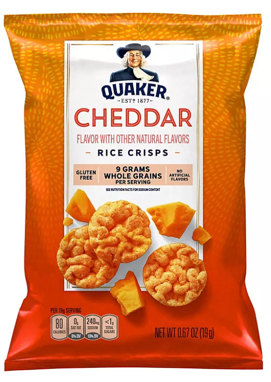 Quaker Rice Crisps Variety Pack (36 pk.) - Fresh Stock Dated October 2025