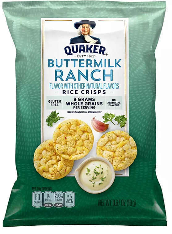 Quaker Rice Crisps Variety Pack (36 pk.) - Fresh Stock Dated October 2025