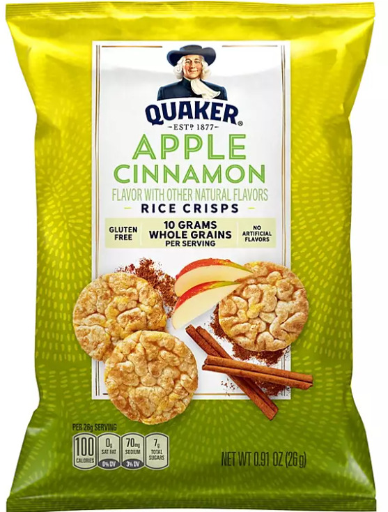 Quaker Rice Crisps Variety Pack (36 pk.) - Fresh Stock Dated October 2025