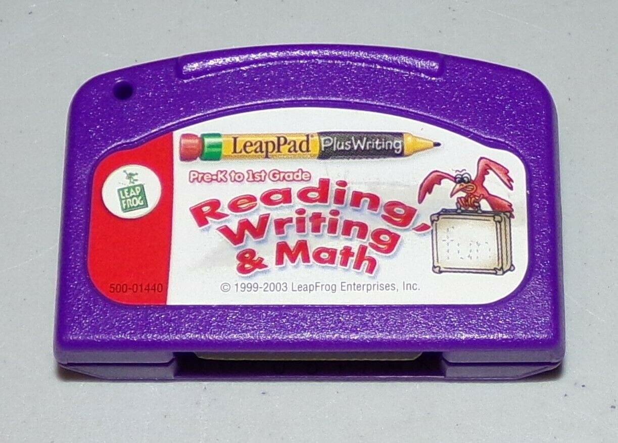LeapFrog LeapPad Plus Writing Book Cartridge Reading, Writing & Math Pre-K 1st G - Fresh Stock Dated October 2025