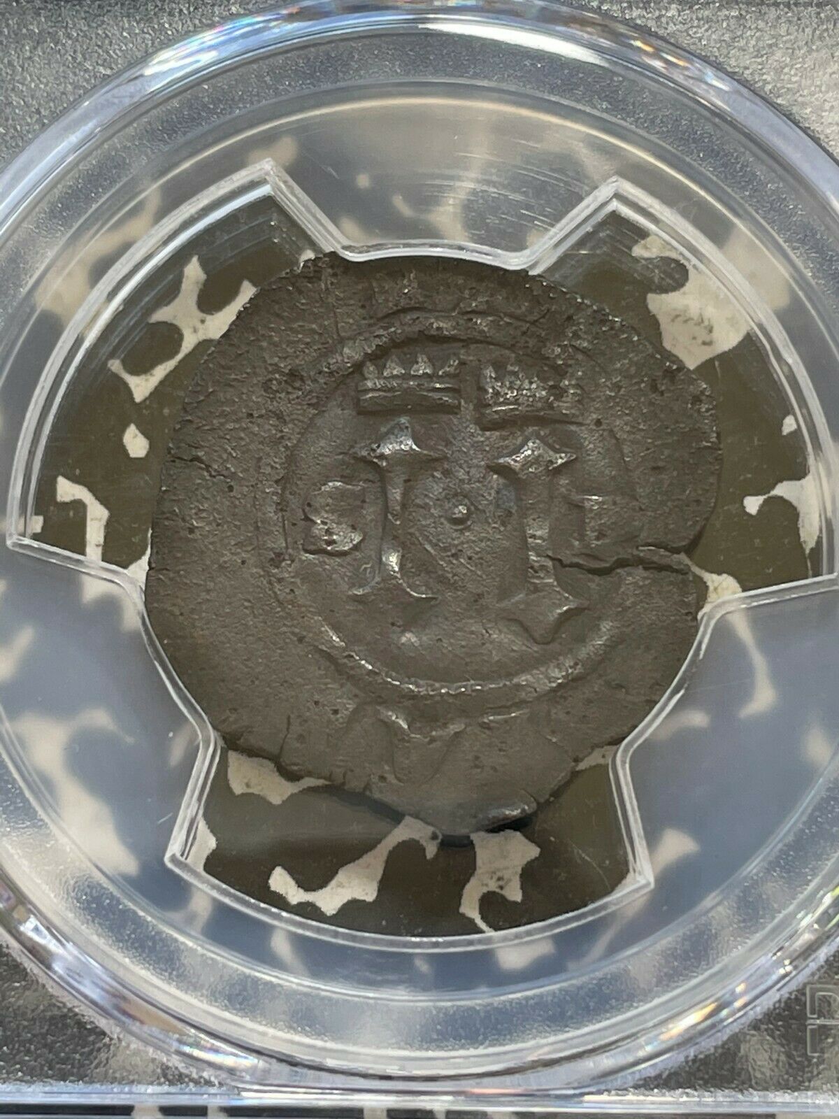 (1542) Dominican Republic Santo Domingo 4 Maravedis PCGS VF Lot#G693 Scarce! - Fresh Stock Dated October 2025