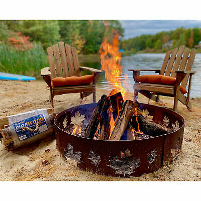 TimberTote Natural Hardwood Mix Fire Log Firewood Bundle for Fireplace & Firepit - Fresh Stock Dated October 2025
