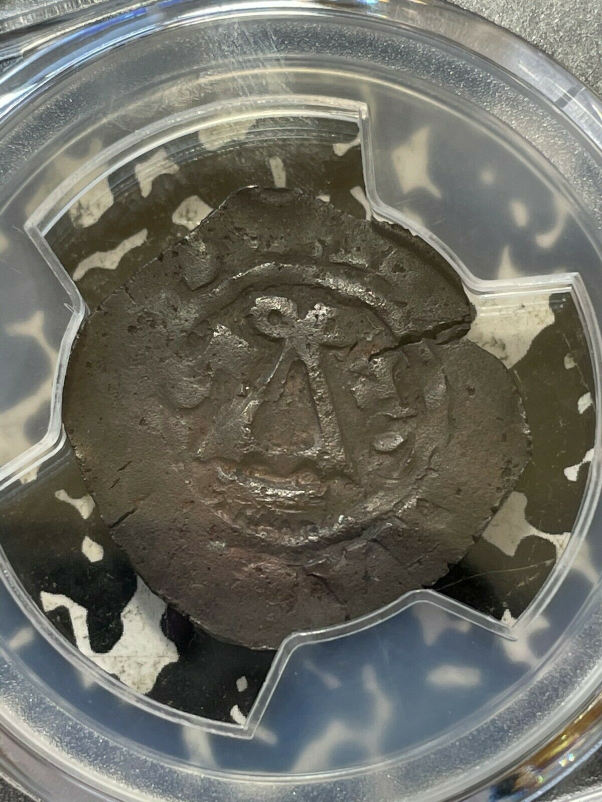 (1542) Dominican Republic Santo Domingo 4 Maravedis PCGS VF Lot#G693 Scarce! - Fresh Stock Dated October 2025