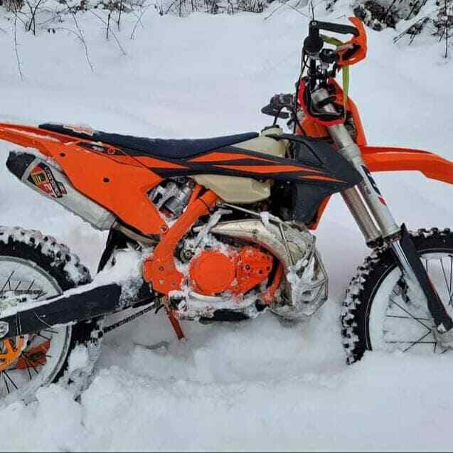 KTM Husqvarna exhaust pipe guard Diffusorschutz Cage Muzzle - Fresh Stock Dated October 2025