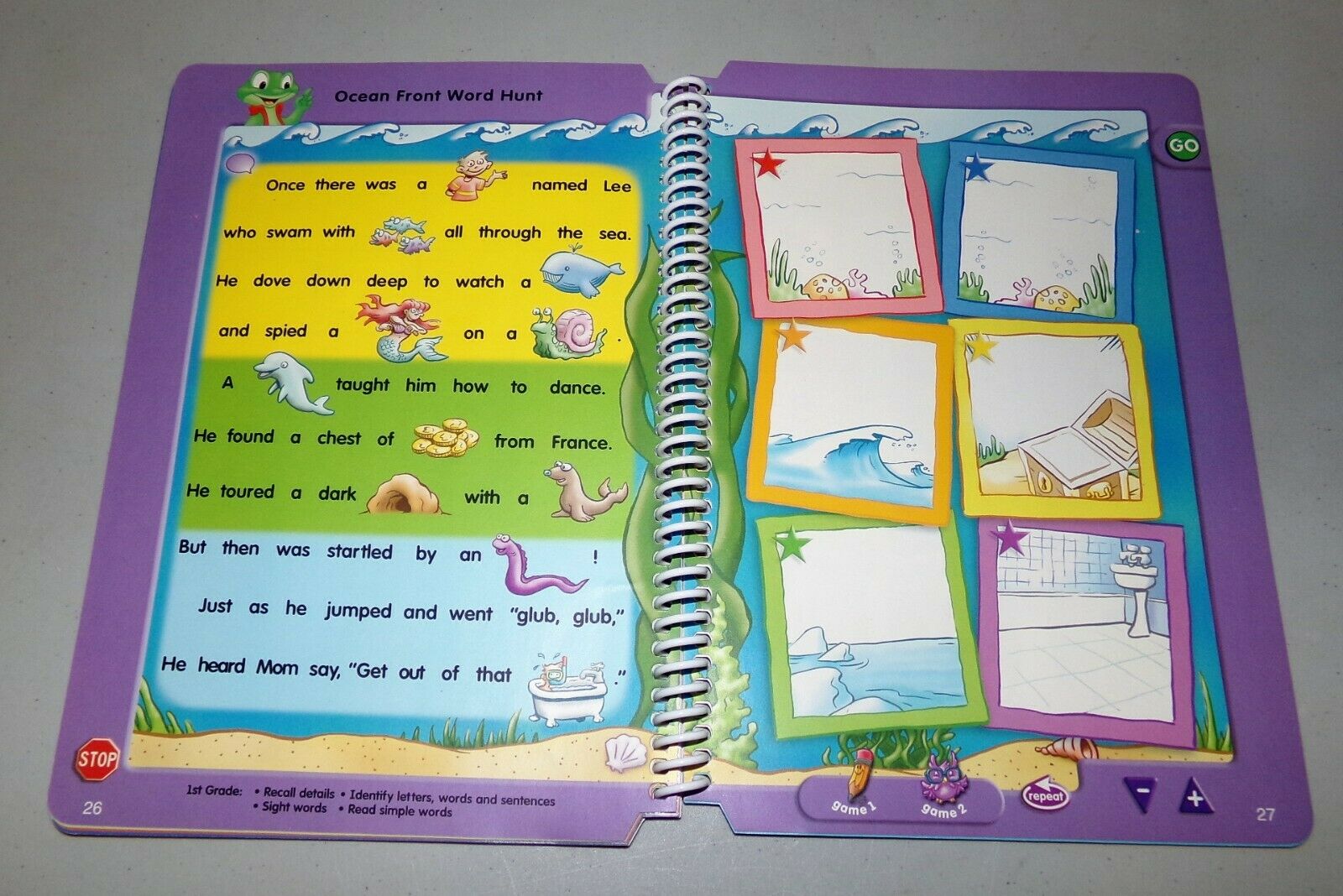 LeapFrog LeapPad Plus Writing Book Cartridge Reading, Writing & Math Pre-K 1st G - Fresh Stock Dated October 2025