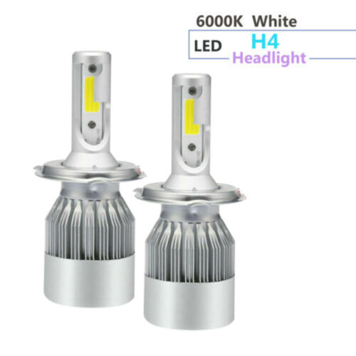 H4 9003 LED Headlight Bulb C6 For Suzuki GSXR600 GSXR750 GSXR1000 Kawasaki Ninja - Fresh Stock Dated October 2025