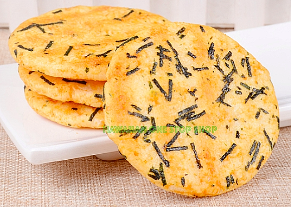 2 bag RICE CRACKERS Seaweed SHELLY SENBEI (20 individual) Want Want Family Food - Fresh Stock Dated October 2025