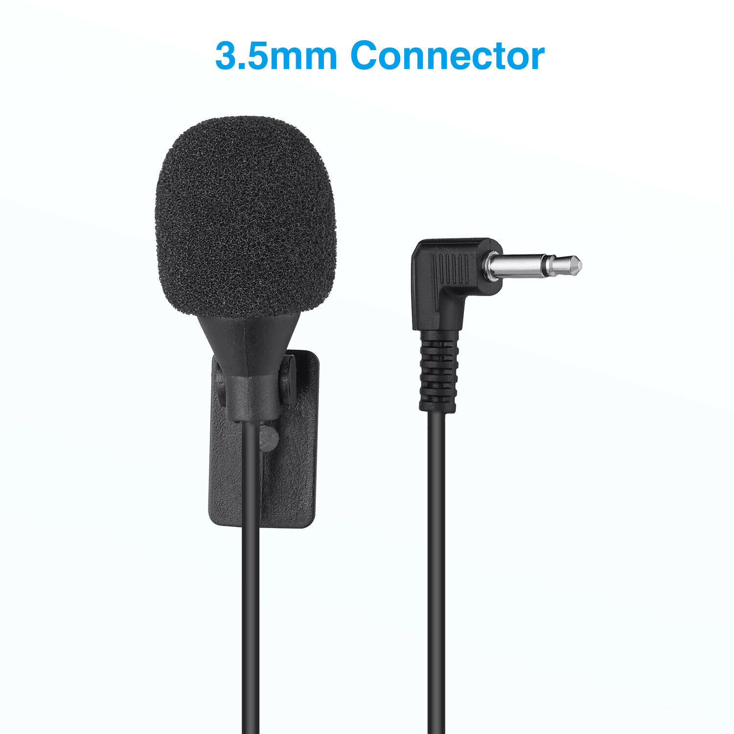 3.5mm External Mic for Kenwood Sony Alpine JVC Clarion Car Stereo Microphone - Fresh Stock Dated October 2025
