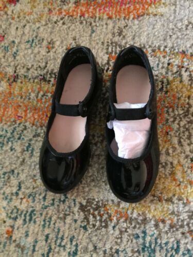Capezio Jr.Tyette N625C Tap Shoe (Toddler/Little Kid),Black Patent 9 M Toddler - Fresh Stock Dated October 2025